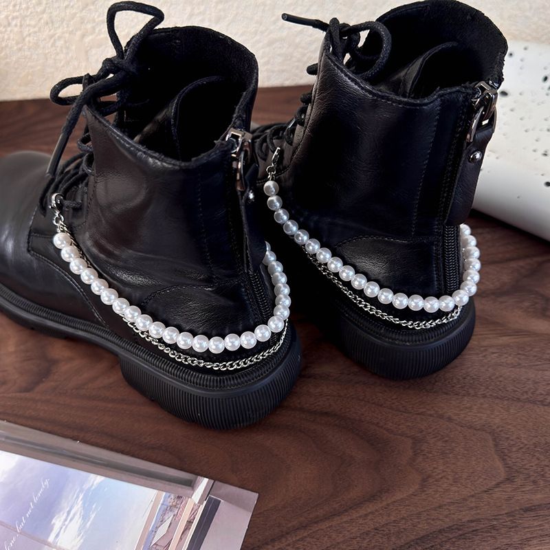 Bowknot Pearl Heel Schuhkette Geeignet für Freizeitsportschuhe Canvas Schuhe DIY Zubehör Abnehmbare Schuhschnalle_voghion.com