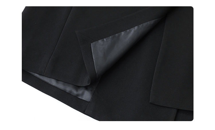 CHIC VEN Women Blazer Design Wide Shoulder Ribbon Solid Women's Medium Long Coat Office Lady Female Overcoat Spring_voghion.com