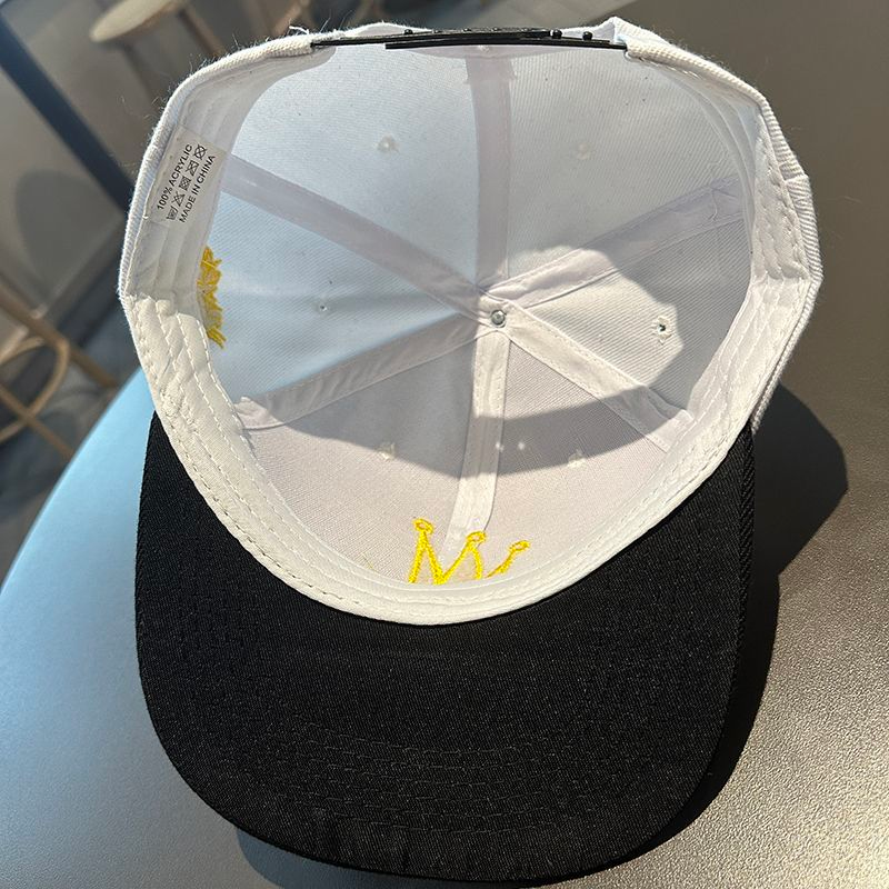 Hip Hop Men's Women's Flat brim Spring and Autumn Baseball Big Headed Street Dance Trendy Person Straight Board American_voghion.com