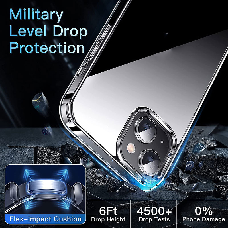 Custodia trasparente ultra sottile per iPhone 14 13 12 11 Pro Max 12Mini 13Mini Silicone morbido TPU per iPhone 14 6 7 8 6s Plus X XR XSMAX SE2 Cover posteriore_voghion.com