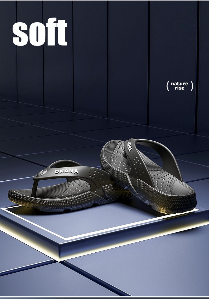Sandalias tipo chancla para hombre con soporte ortopédico para el arco del pie, sandalias deportivas tipo chancla para hombre con plantilla acolchada suave._voghion.com