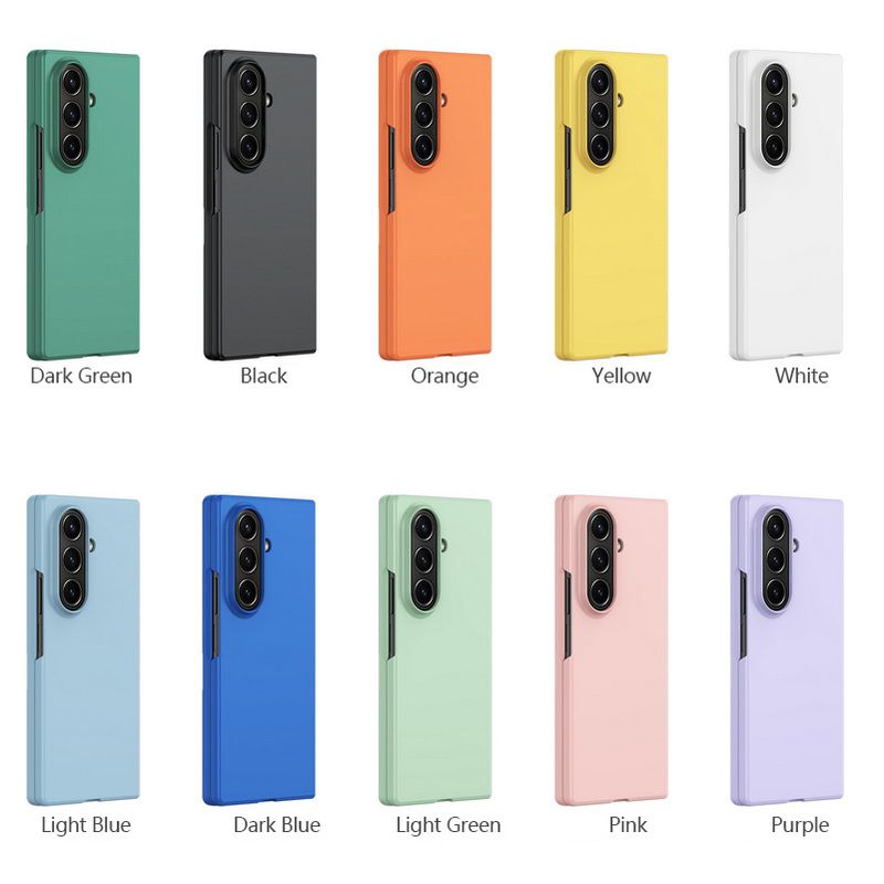 New Slim Ultra Thin Hard PC Case For Samsung Fold Galaxy Z Foid 7 6 5 4 3 Good Touch Feel Lens Protect Shockproof Full_voghion.com