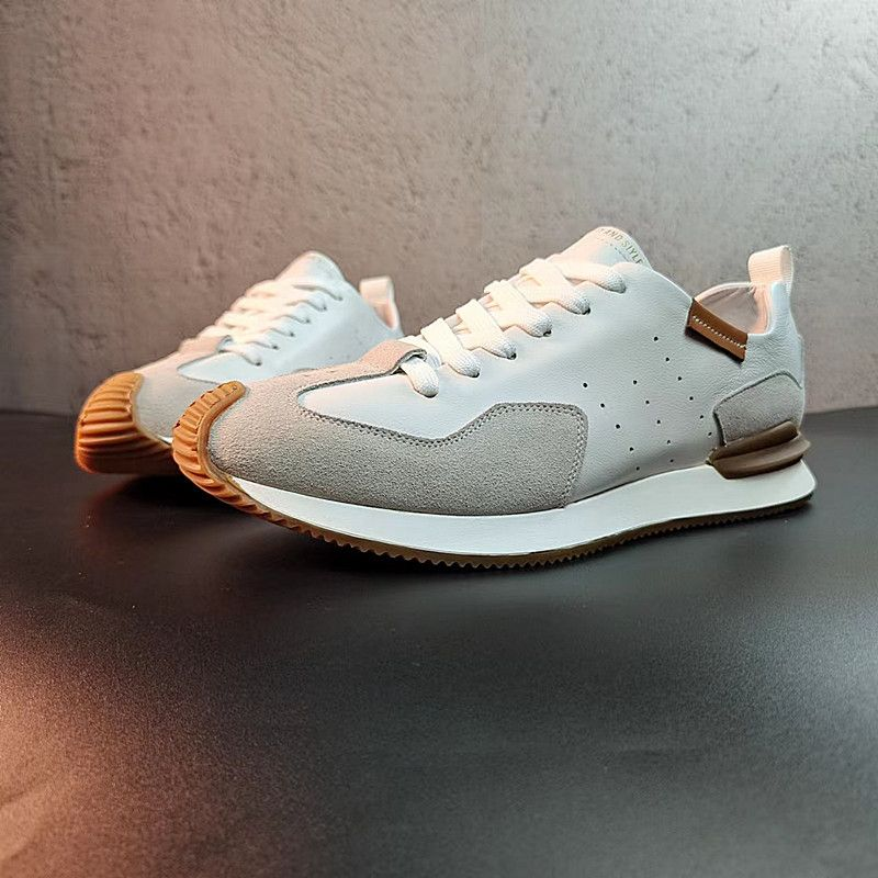 Schuhe 2022 Sommer Neue Leder Hohl Sport Casual Forrest Gump Herren Trendy All-Match Dickbesohlte Daddy_voghion.com