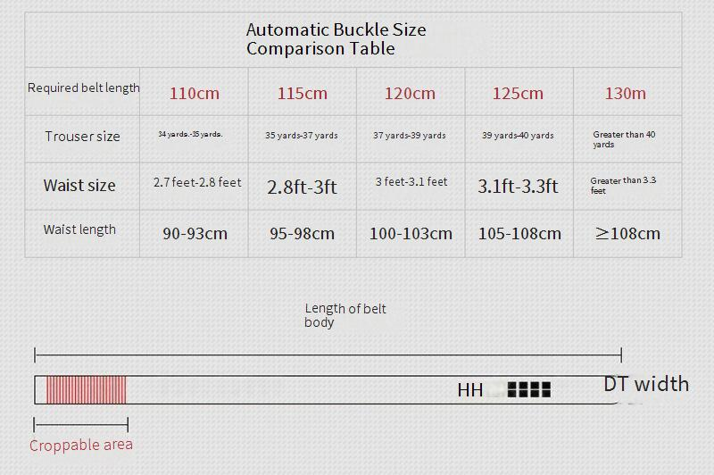 Men's Genuine Leather Belt With Automatic Buckle - Classic & Fashionable Design_voghion.com