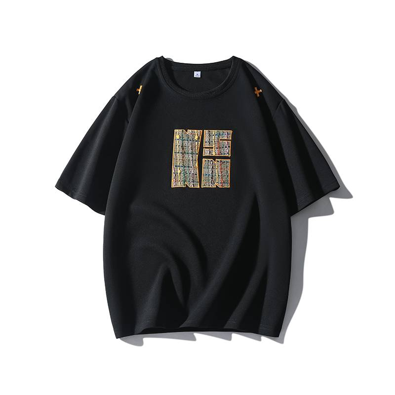 Summer Trendy Short-sleeved T-shirt, Round-neck Short-sleeved Base Layer Shirt, Youth Top_voghion.com