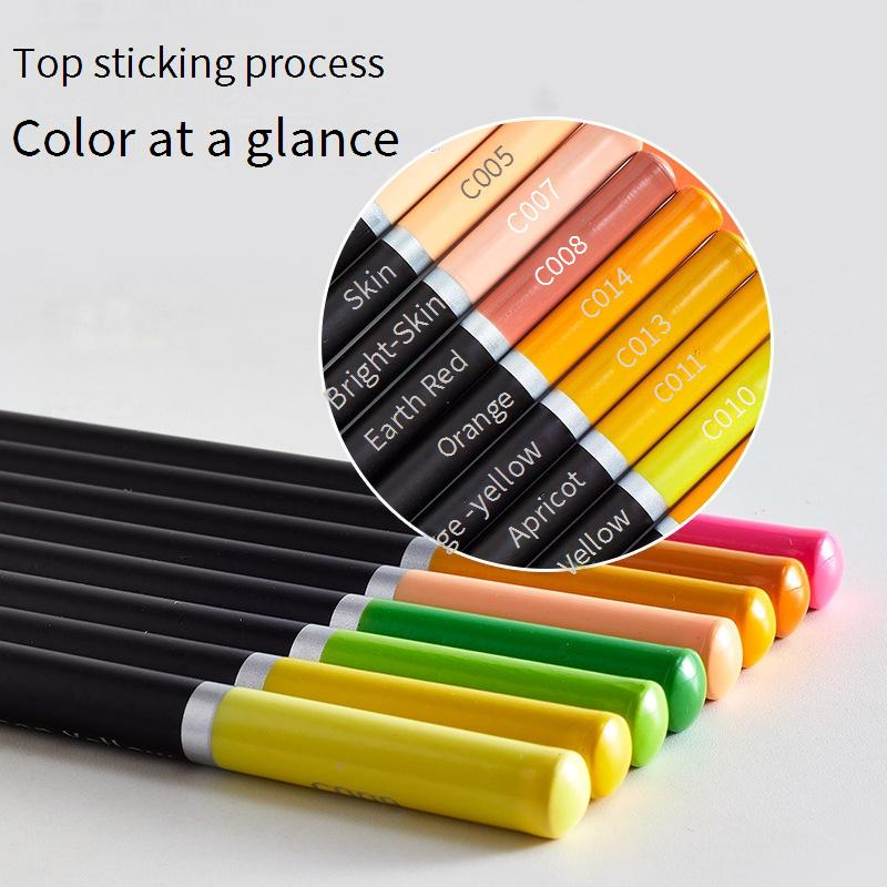 Professional 120-Color Oil-Based Colored Pencils Set For Artists & Students - Premium Wooden Case, Vibrant Pigments, 4B Soft Core For Smooth Blending_voghion.com