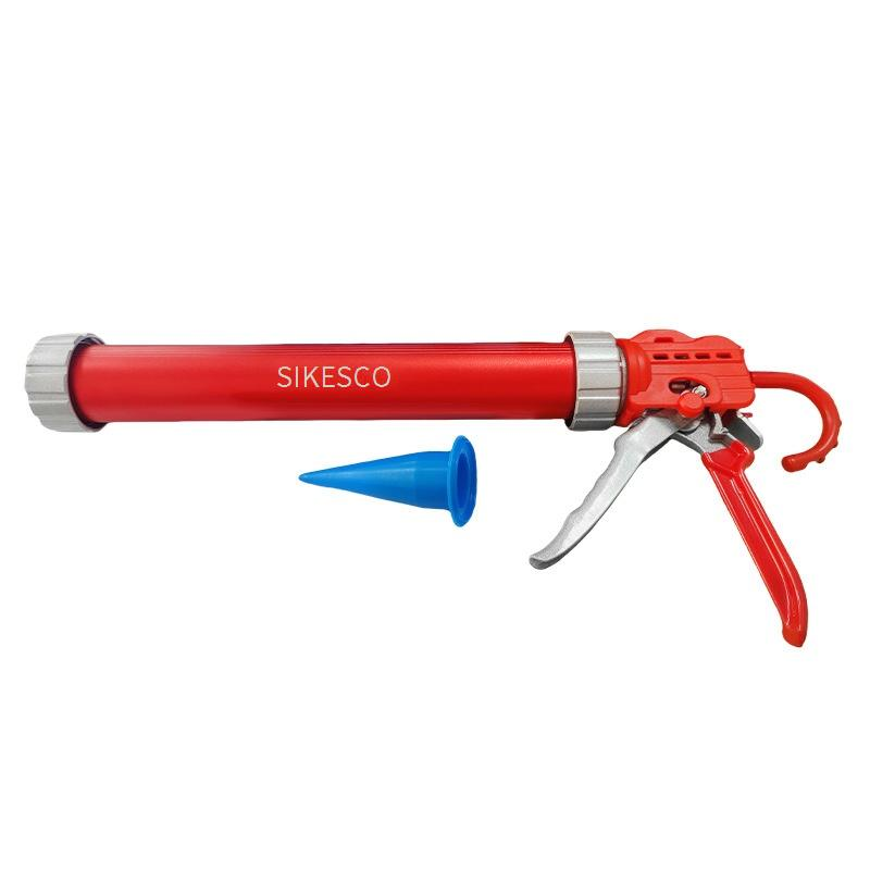 Pistola de calafateo profesional de 5 ejes con corte automático y sistema de cojinetes suaves: diseño ergonómico para una aplicación de sellador sin esfuerzo._voghion.com