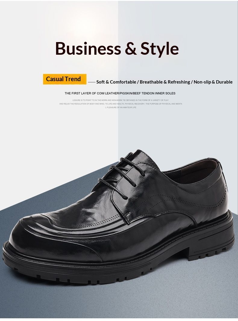 QFV50704555550<=0 QFV50704555550<=0 QFV50704555550<=0 Strato superiore in pelle bovina da uomo d'affari autunno moda comoda punta larga derby vera pelle alta_voghion.com