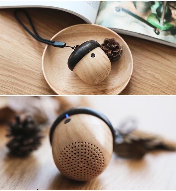 Mini Portable Nut Wireless Bluetooth Speaker Mobile Small Cannon Outdoor Hiking Travel Subwoofer_voghion.com