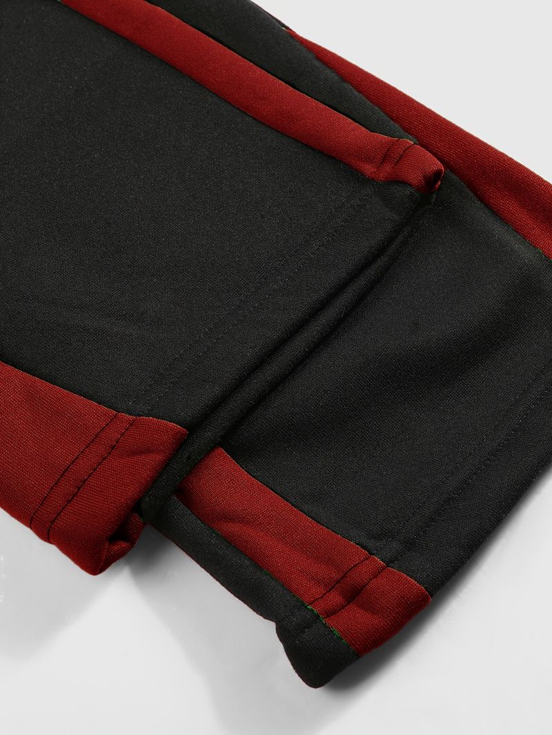 Herrenbekleidung Mode New York Letter Freizeitmode Leicht elastischer Stoff Schlaghose Modisch und vielseitig_voghion.com