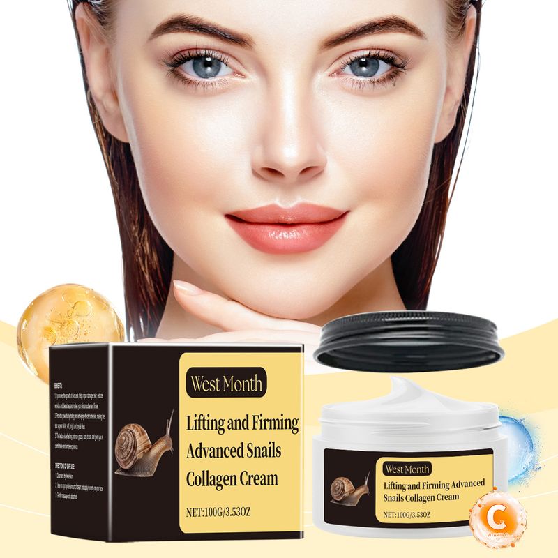West&Month Snail Collagen Firming Cream Crema viso idratante e nutriente per pelle secca e rinfrescante_voghion.com