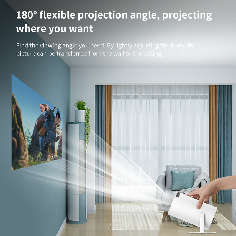Thundeal HY300 Android Wifi Smart Portable Projector 1280 720P Full HD Office Home Theatre Video Miniproiector_voghion.com