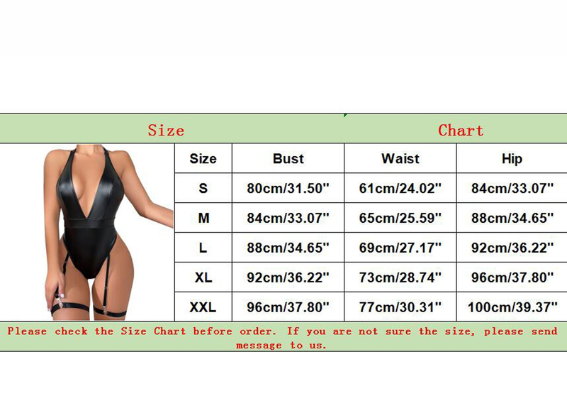 Sexy Dessous für Damen, Übergröße, Leder-Body, Damen-Unterwäsche, Wetlook, Latex, Teddys, Body, exotische Kostüme, Nachtwäsche_voghion.com