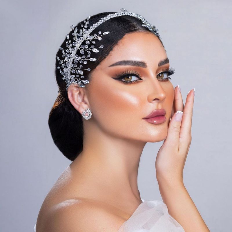 Copricapi da sposa, cerchietti con perline di cristallo pressate, cerchietti con strass fatti a mano, corone per capelli, accessori per capelli da abito_voghion.com