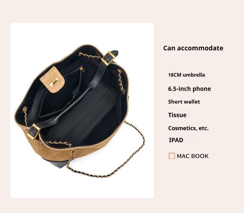 Borsa tote, spaziosa borsa a tracolla con tracolla a catena progettata per gli oggetti essenziali di tutti i giorni - Realizzata in vera pelle, incarna lo stile contemporaneo_voghion.com