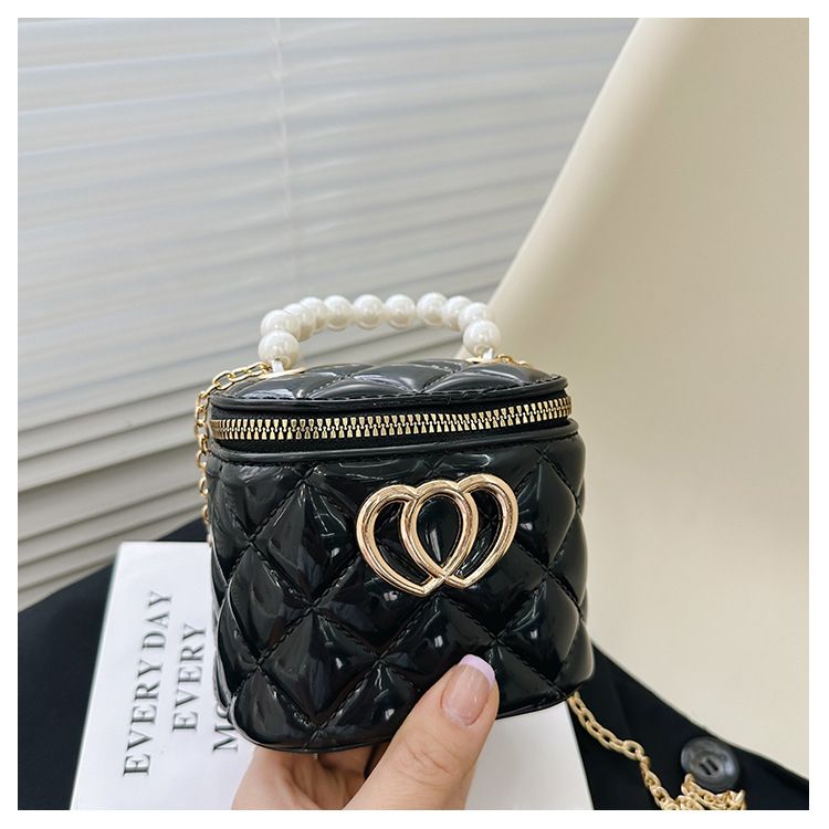 Perlenhandtasche für Mädchen – süße Mini-Geldbörse für kleine Prinzessinnen, transparente Kosmetiktasche für Frühling und Sommer mit verstellbarem Riemen_voghion.com