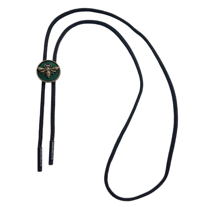 Collana estiva da uomo con personalità, stile polo ape, piccolo colletto, corda annodabile, papillon_voghion.com