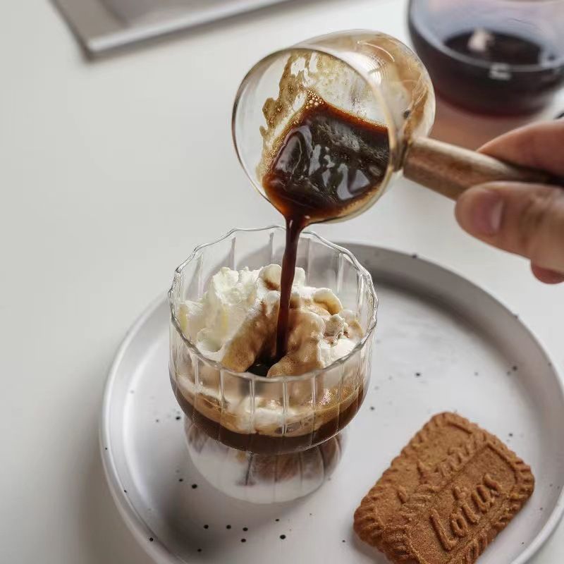 Hjemmemøbler Ins Style Kaffekopp Lubne glasskopp Høytemperaturbestandig Vannkopp Frokost Melkekopp Lattekopp Nisje Ice Beauty_voghion.com