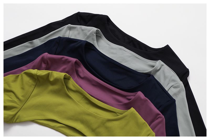Îmbrăcăminte pentru femei haine strânse pentru yoga, costum sport, cu uscare rapidă, pentru slăbire, set din trei piese_voghion.com