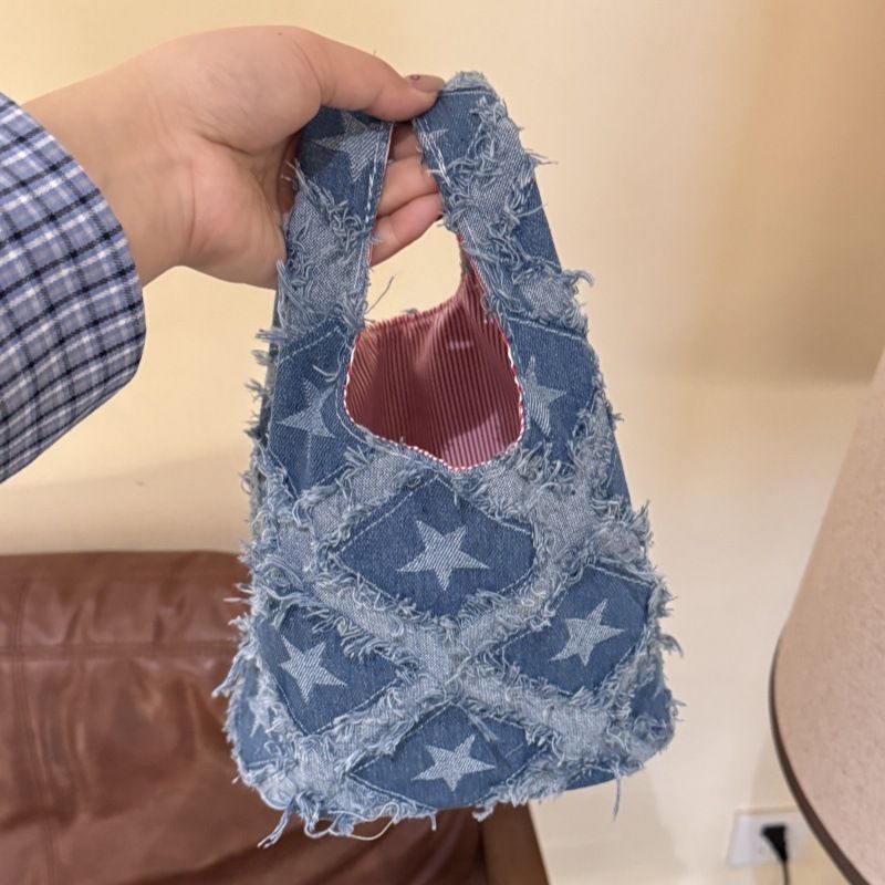 Borsa portaoggetti portatile estiva da cowboy, borsa a mano con urto verso l'esterno, piccola_voghion.com