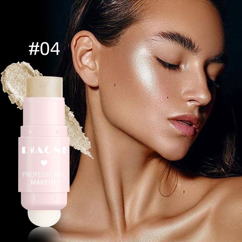 Bronzer und Textmarker, doppelköpfiger Kontur-Concealer-Stick, 2-in-1, wasserfest und schweißfest, leicht zu färben, hellt den Hautton auf, Kontur-Concealer_voghion.com