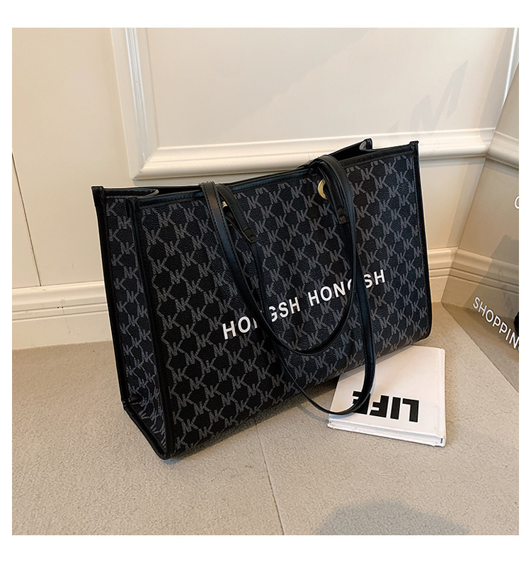 Borsa a tracolla all-in-one retrò da pendolare di moda da donna di nuova moda di grande capacità 2023. Borsa tote per classe universitaria_voghion.com