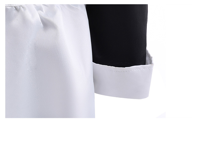 Girls Cosplay Wednesday Waitress Dress Dress Three-piece Long Dress Suit_voghion.com