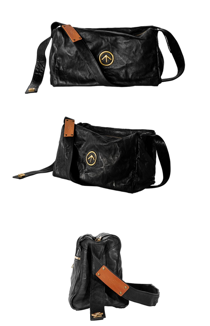 GROTTO Borsa a tracolla a tracolla singola Mini Borsa da viaggio piccola media grande Borsa morbida in vera pelle di grande capacità_voghion.com