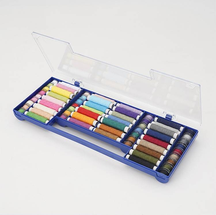 50 yards 32 colors sewing thread + 25 yards 32 colors bobbin thread set Colorful hand sewing thread_voghion.com