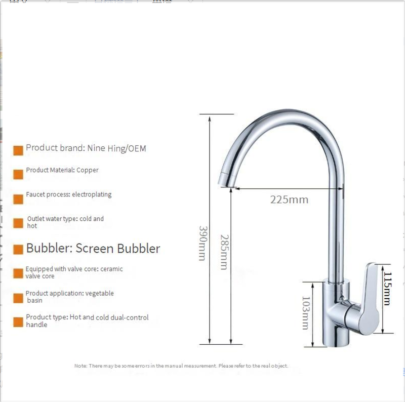 Home Furniture kitchen hot and cold water faucet splash proof rotatable vegetable sink faucet single hole seated faucet_voghion.com