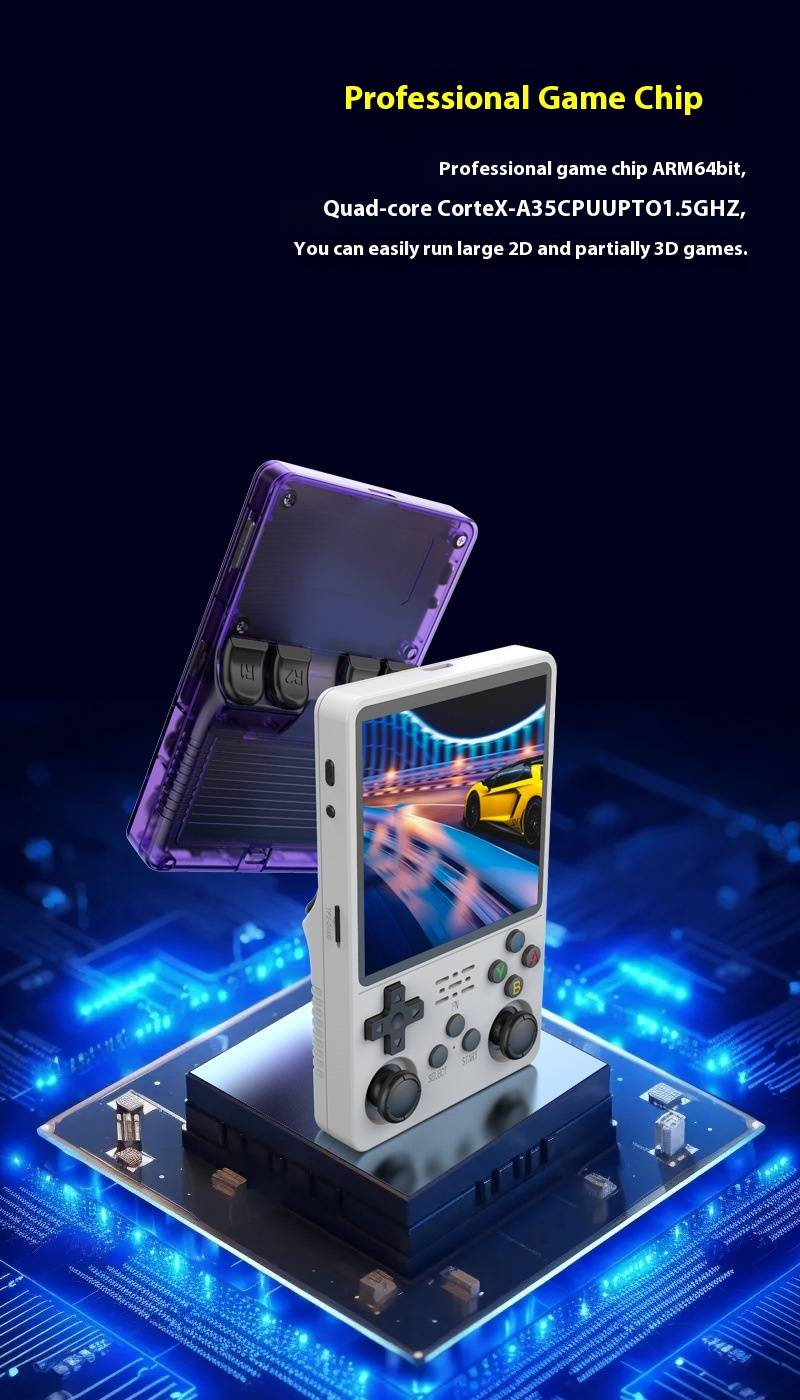R36S Open Source Handheld Game Console - 4 Inch IPS Screen Retro PSP Style Portable Gaming Device With WiFi & 5000+ Classic Games_voghion.com
