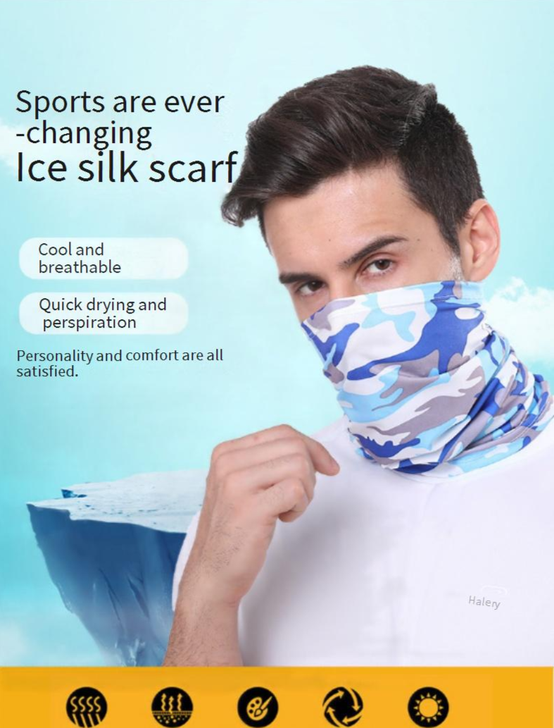 Cycling Face Mask Summer Versatile Magic Headscarf Quick Drying Ice Silk Sunscreen Scarf Sports Breathable Outdoor Cycling Mask_voghion.com