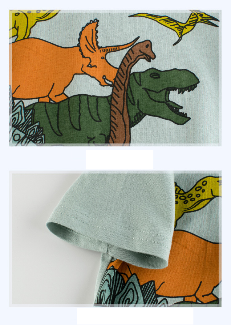 Mother & Kids 27kids Brand Children's Clothing 2024 New Summer Children's Short Sleeved T Shirts Boys' Clothes One Piece Delivery_voghion.com