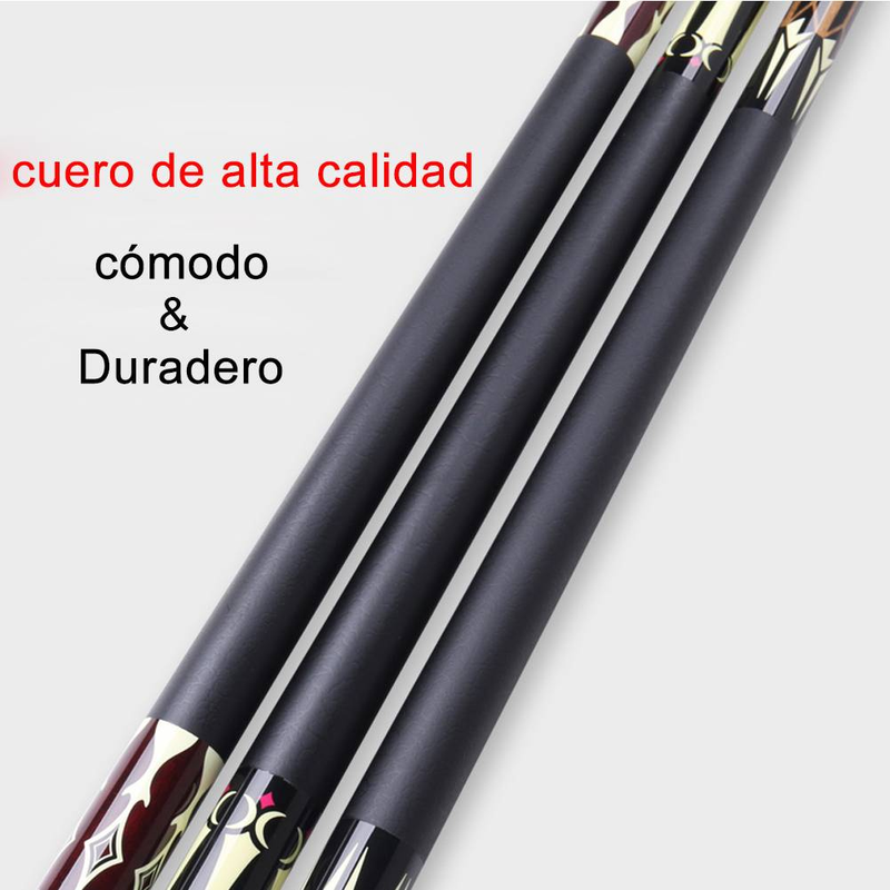 Taco de billar con funda, puntas de 13 mm, 11,5 mm y 10 mm_voghion.com