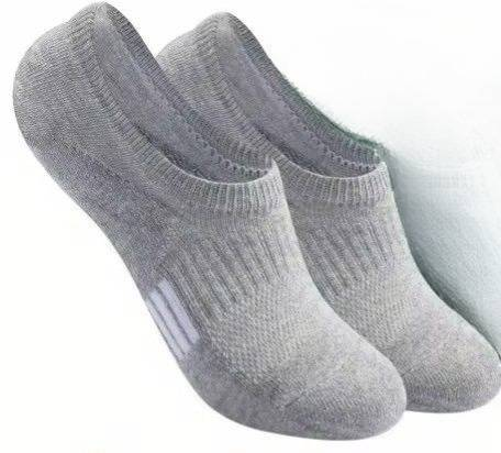 Niedrig geschnittene Füßlinge für Damen und Herren – Atmungsaktive, unsichtbare Sommersocken aus Polyester (rutschfest, nahtlose Zehenpartie, 6er-Pack in neutralen und Pastellfarben)_voghion.com