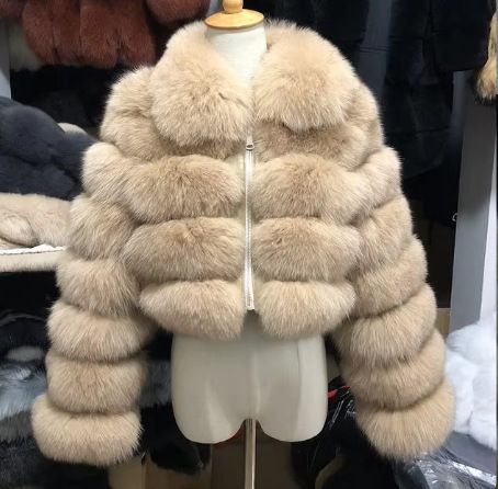 Cappotti di pelliccia da donna che imitano la pelliccia di volpe_voghion.com