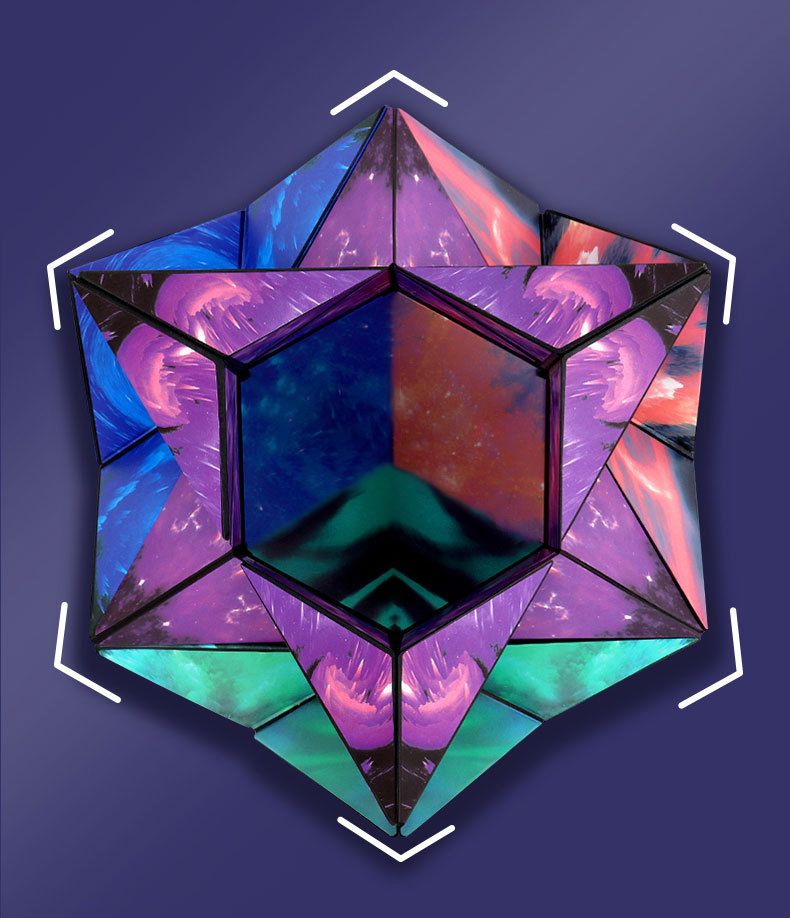 Magnets Cube Toy Hot Selling Brain Training Shape Shifting Box 3D Infinity Geometry Magnetic Fidget Magic Cube For Children_voghion.com