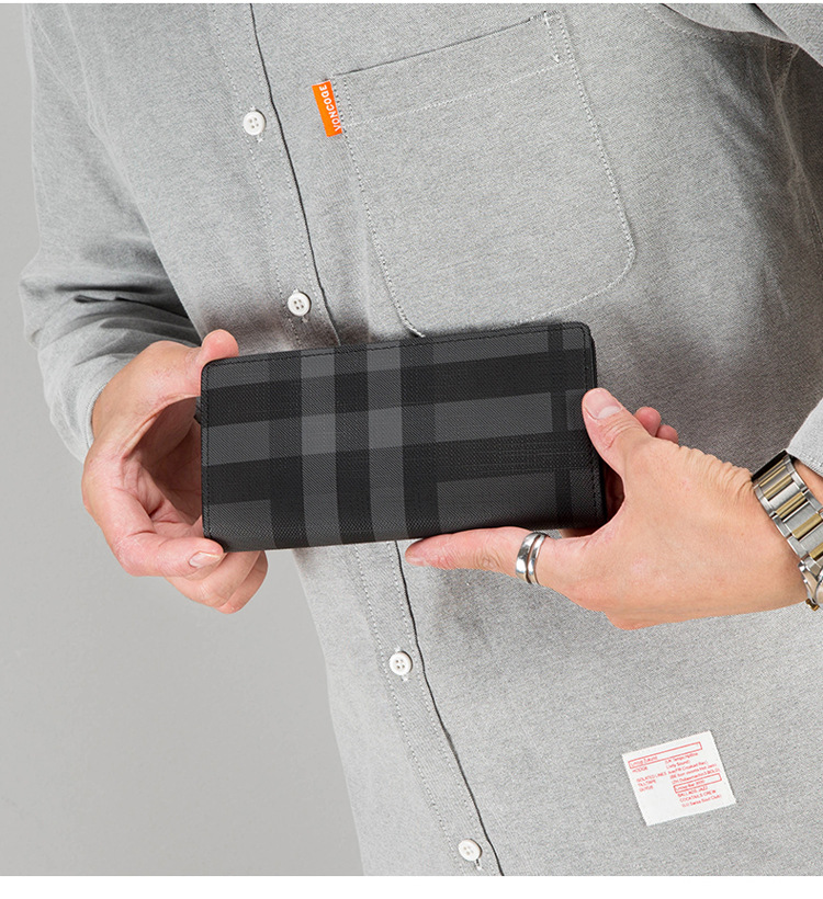Wallet Men's Long 2024 New Wallet Casual Soft Wallet Fashionable Student Ticket Holder_voghion.com