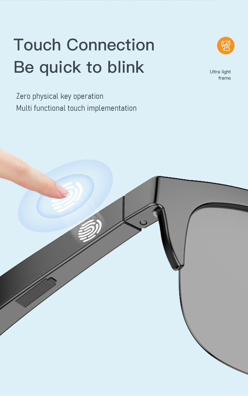 Nové F06 přeshraniční zahraniční obchod Bluetooth chytré brýle bezdrátová náhlavní souprava antireflexní antipolarizační sluneční brýle cestovní_voghion.com
