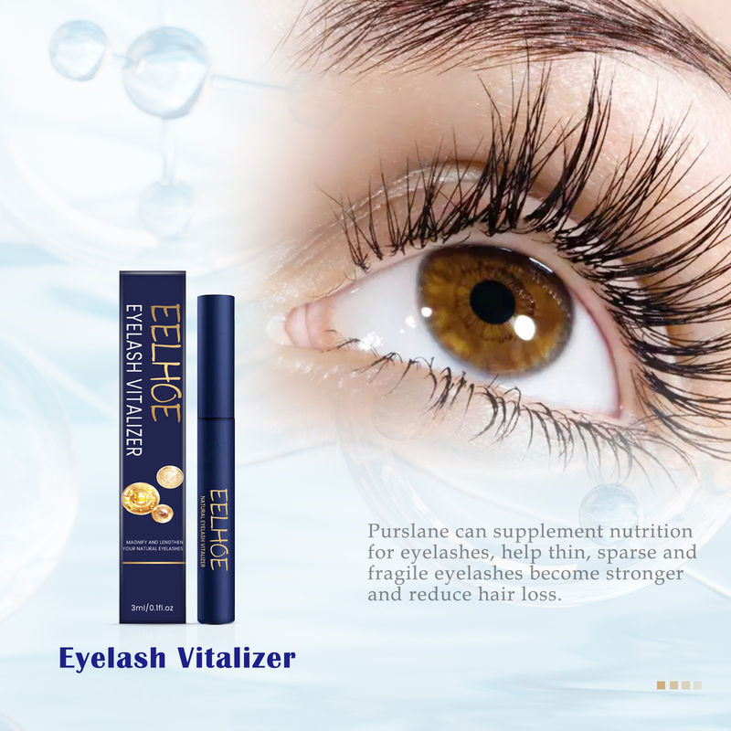 EELHOE Mascara Thick, moisturizing, naturally long, dark, curly, beautiful, gentle and non-smudged mascara_voghion.com