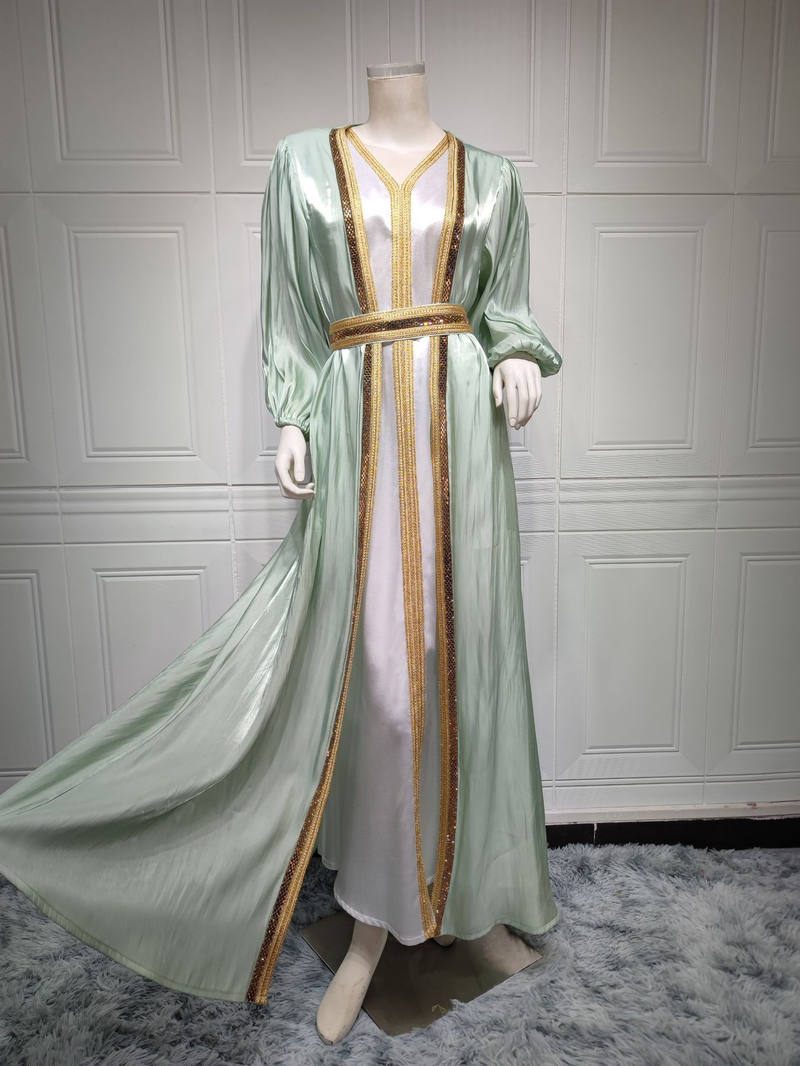 Abbigliamento Donna Moda Donna Abito in raso scintillante_voghion.com