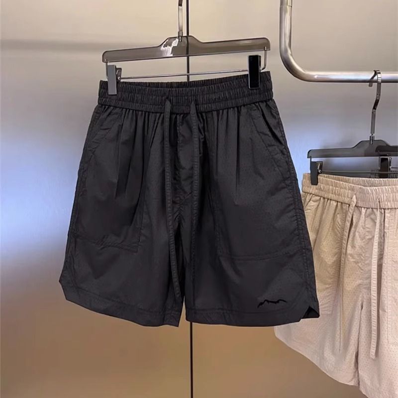Sommer Neue Herren Atmungsaktives Mesh Lose Sport Casual Elastische Taille Trendy Shorts Mode Capris_voghion.com