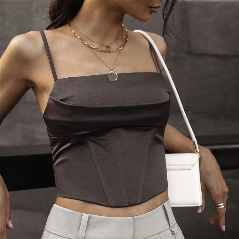 K Neue Mode Sexy Backless Streifen Hosenträger Schlank Ärmellose Weste Für Frauen_voghion.com