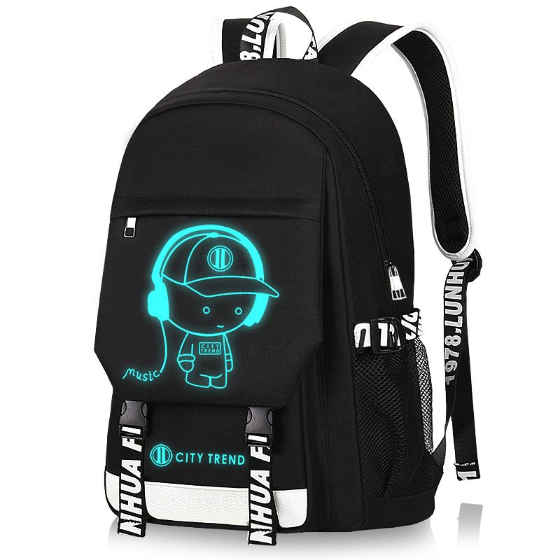 2025 New Men's Casual Trend Large Capacity Backpack, Lightweight Spine Protection, Suitable For Middle School Students,_voghion.com