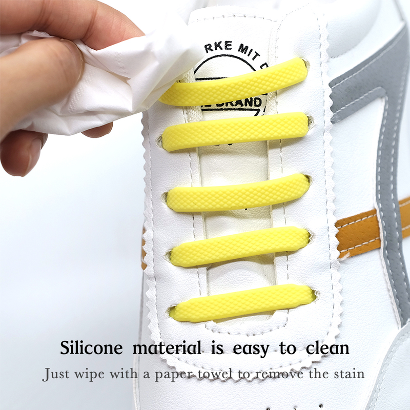 16 pz/lotto Scarpe Elastiche In Silicone Senza Cravatta Scarpe Creative Lazy Gomma Lace 13 Colori Bambini Scarpe Da Ginnastica Per Adulti Veloce_voghion.com