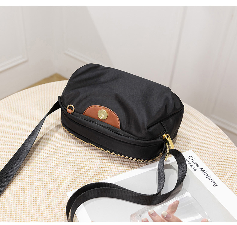 Borsa da donna estiva in tessuto oxford nuova 2024, borsa da pendolarismo semplice e facile da indossare, borsa in tela di nylon a tracolla monospalla di grande capacità_voghion.com