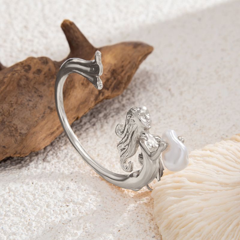 Baroque Irregular Pearl Pendant Earrings Hooks Design Sense Niche Style Ear Clips_voghion.com