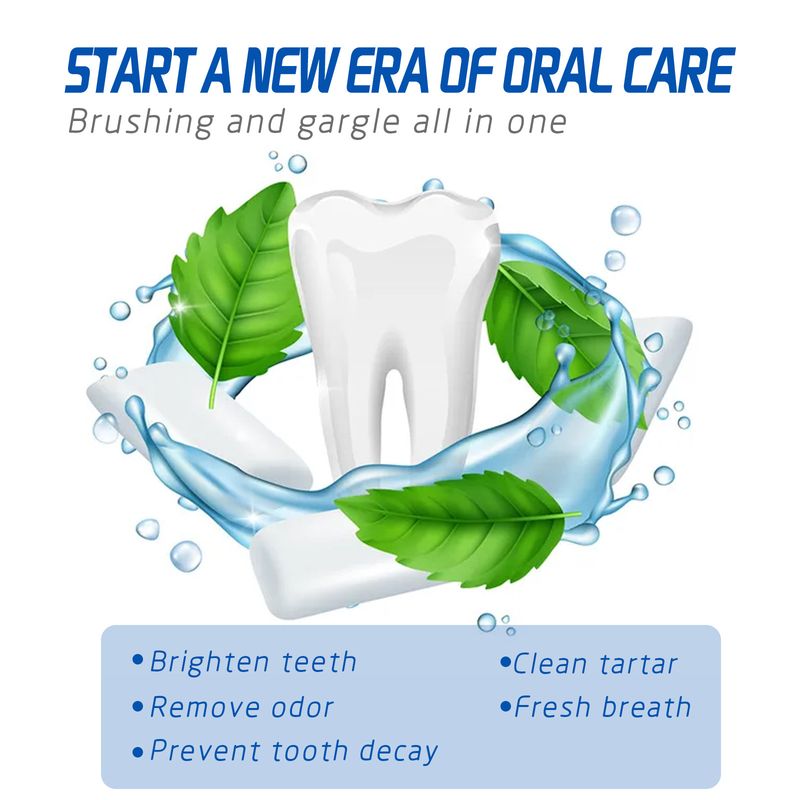 Aufhellende Zahnpasta-Tabletten, Reinigung der Zähne, Behandlung von Mundgeruch, frischer Atem, Entfernung von Zahnflecken, tragbare Mundwasser-Tabletten_voghion.com