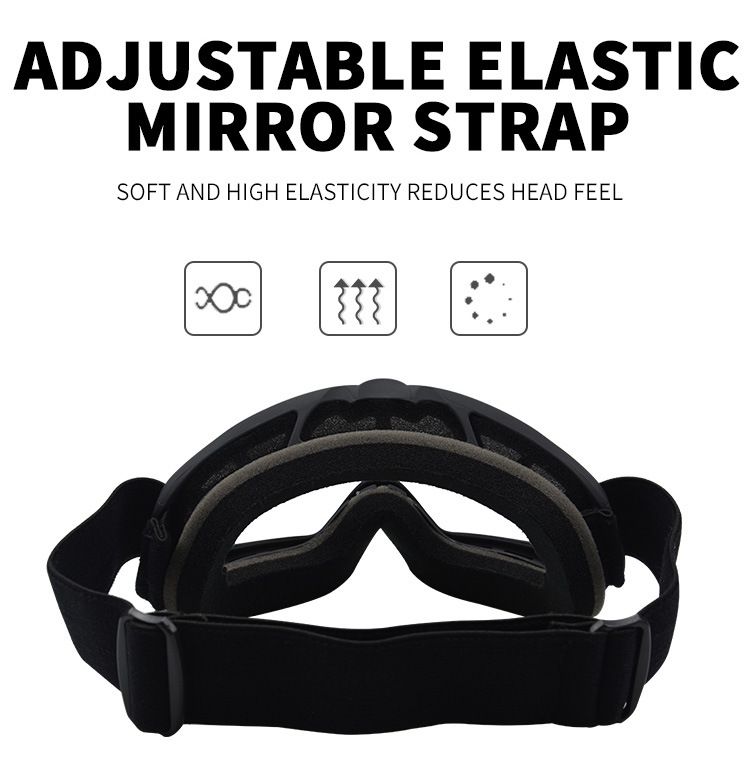 Capacete infantil, óculos de proteção para motocicletas adolescentes off-road, óculos transparentes de alta definição à prova de vento_voghion.com
