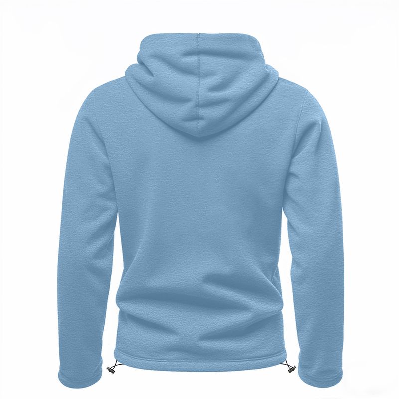 Felpa con cappuccio da uomo foderata in pile – Pullover invernale caldo con interno morbido spazzolato (6 colori, vestibilità oversize)_voghion.com